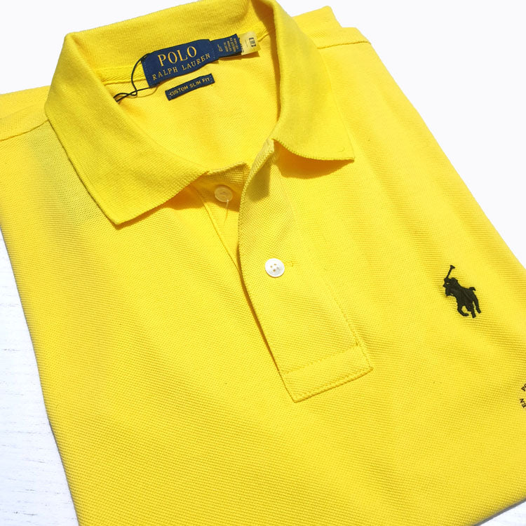 PRL classic polo shirt for men | Yellow