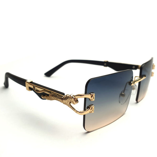 CRT rimless tinted Sunglasses| Gold