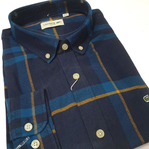 LST two toned check Shirt for men | Navy Blue