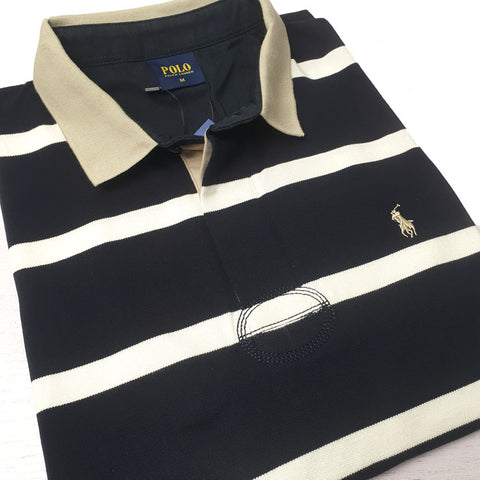 Prl two toned designer polo shirt | Blue/White
