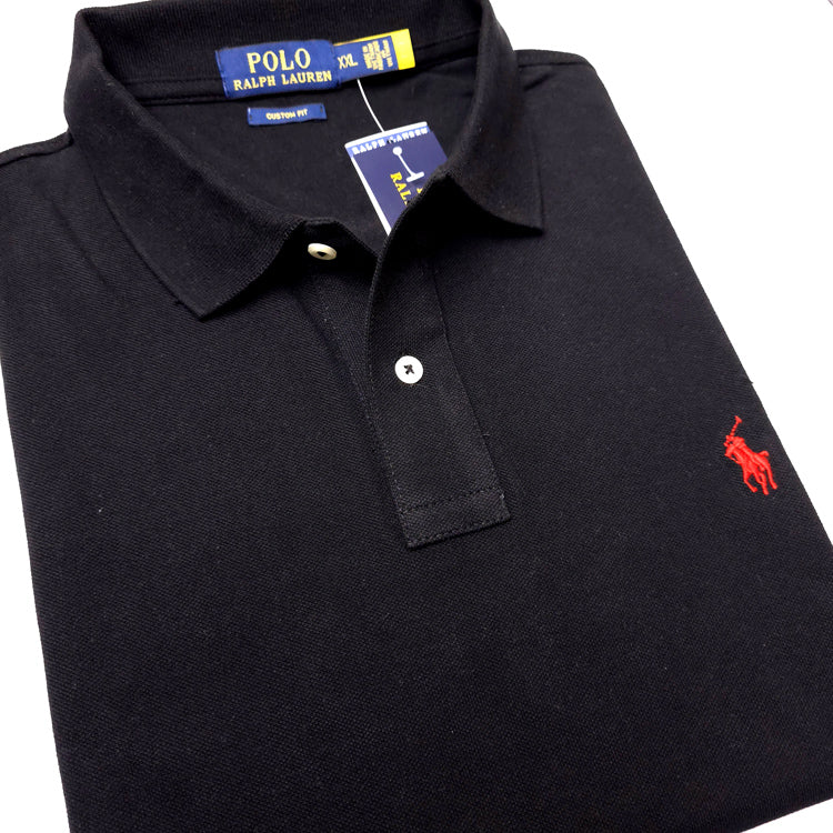 PRL classic polo shirt for men | Black