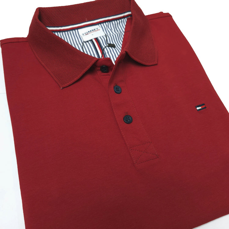 THF designer vogue polo shirt | Wine