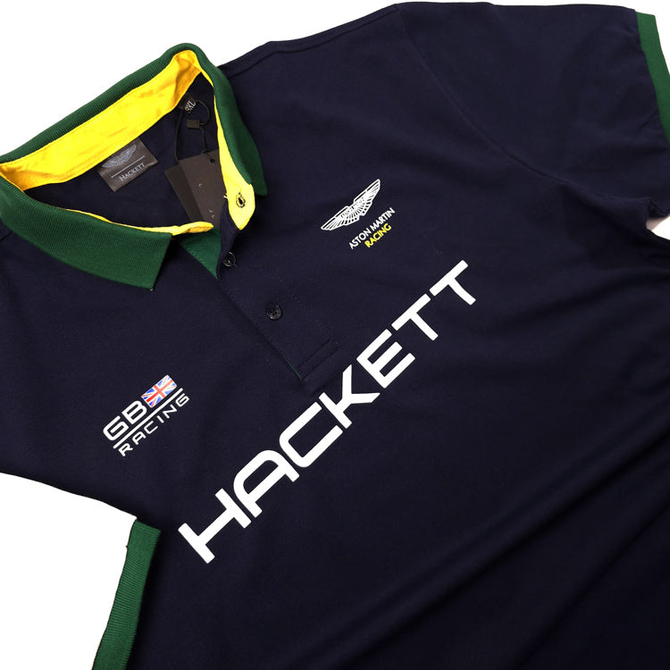 HCK racing crested polo shirt | Navy blue