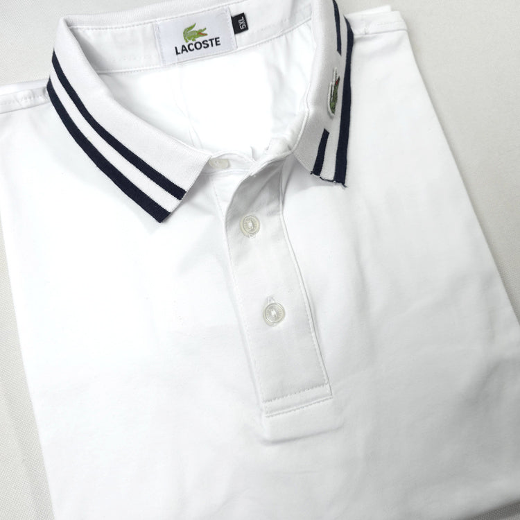 BIG-LST designer polo shirt | White