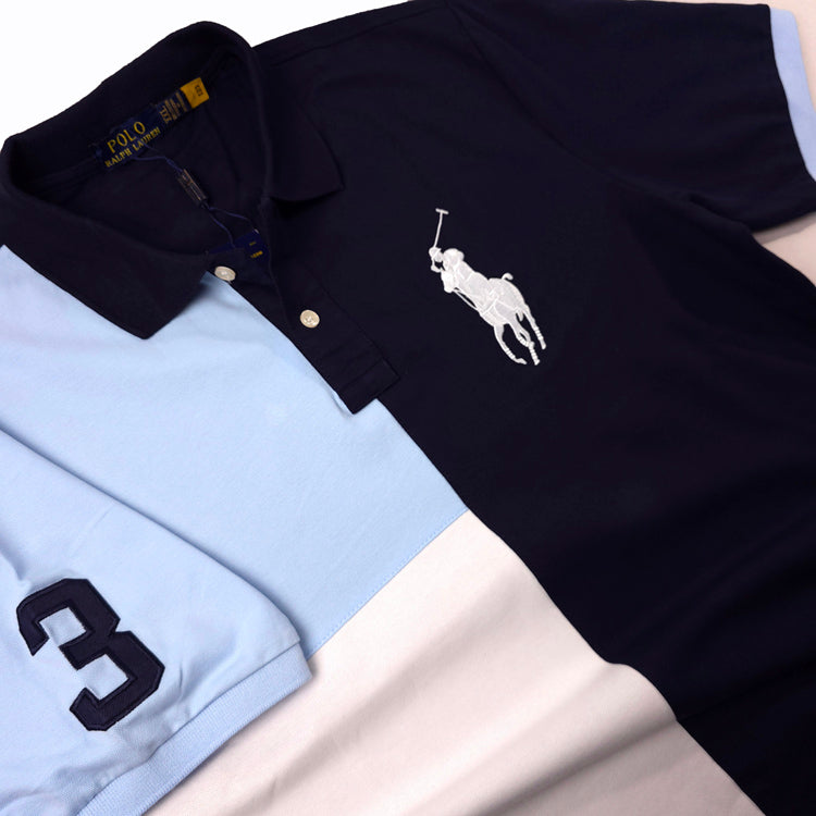 PRL 3-tier designer polo shirt | Blue