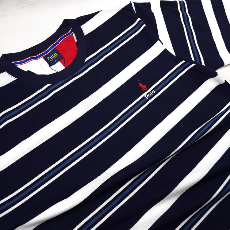 PRL double-striped Tee-shirt | Navy blue