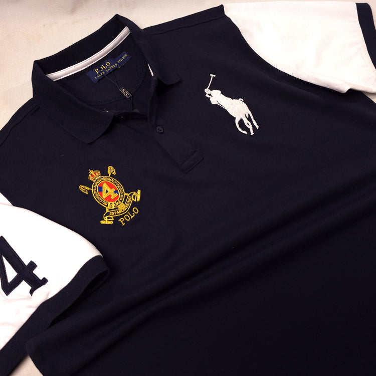 PRL 4th crested polo shirt | Navy blue