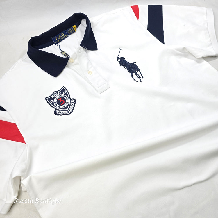 PRL Team crested polo shirt | White