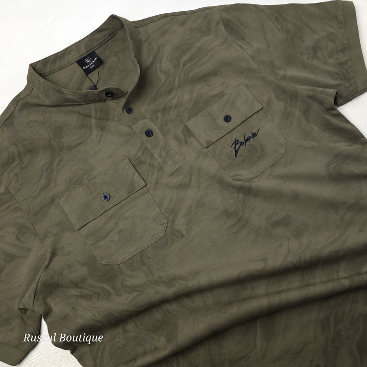 BLM pockets polo shirt | Green