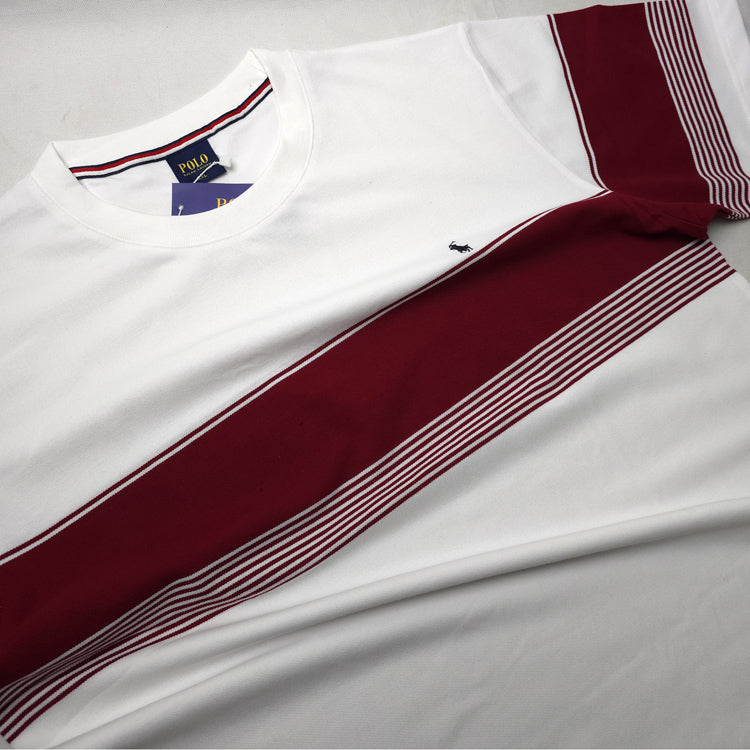 PRL striped T-shirt for men | Wine