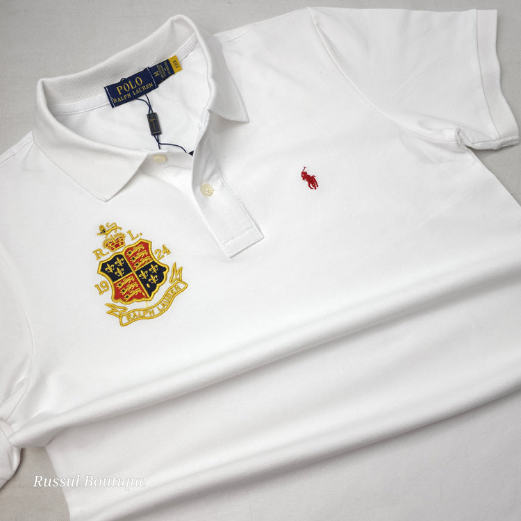 PRL Imperial two toned polo shirt | White