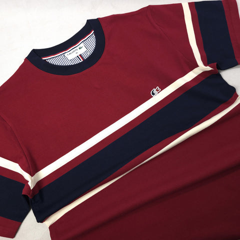 LST two-toned T-shirt for men | Wine