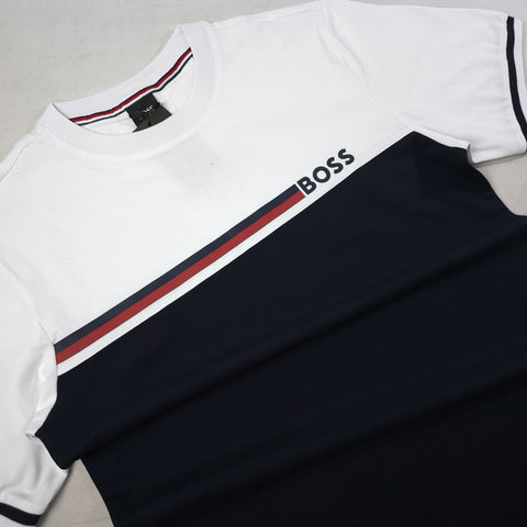 BS two-toned T-shirt | Navy blue