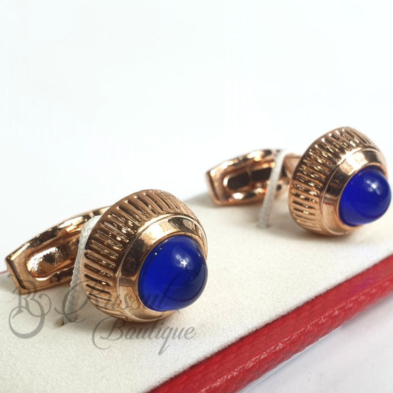 Crt Coral Mens Cufflinks | Rosegold