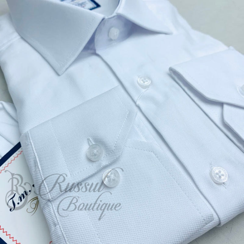 Tm Martin Mens Premium White Shirt Shirts