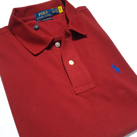 PRL classic polo shirt for men | Wine