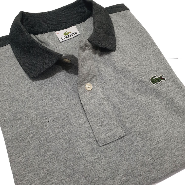 LST designer men's polo shirt | Grey