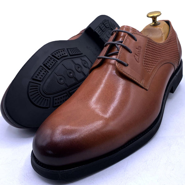CLK leather Lace up | Light Brown
