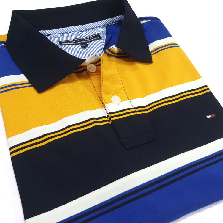 THF Classic two-toned polo shirt | Yellow