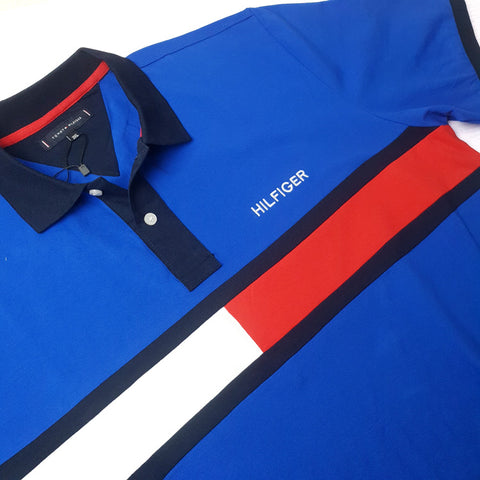 THF ambient men's polo shirt | Blue
