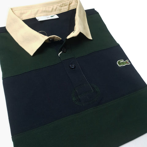 TMB two toned designer polo shirt | Green/Blue