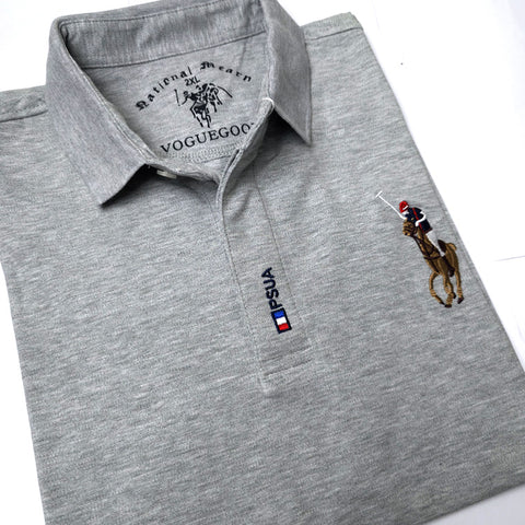 PSA designer polo shirt | Grey