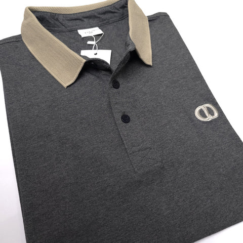 BIG- CD designer polo shirt | Grey