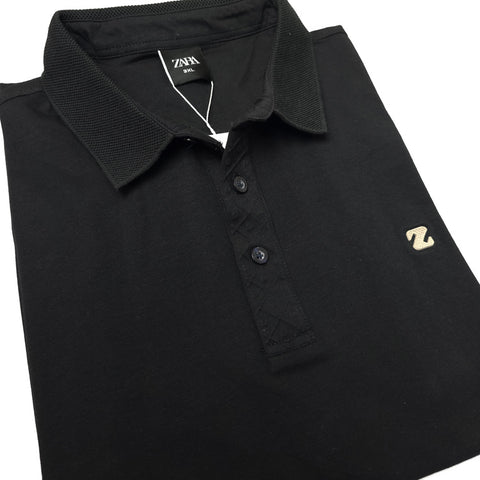 BIG- ZR designer polo shirt | Black
