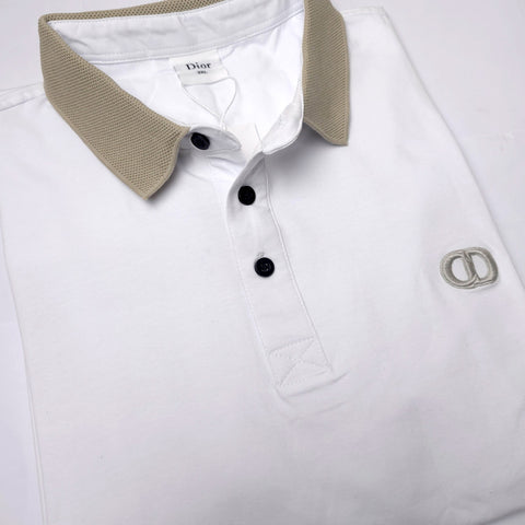 BIG- CD designer polo shirt | White