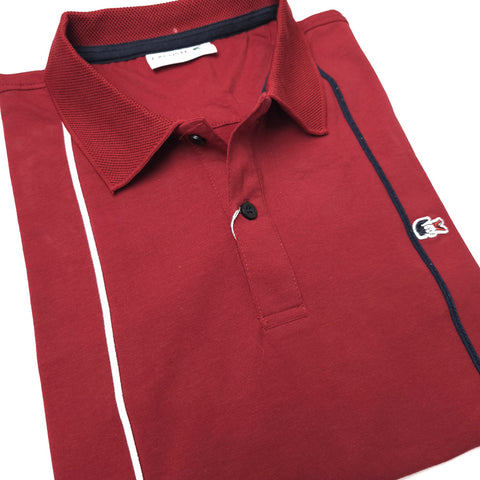LST weave designer polo shirt | Wine