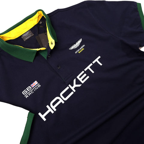 HCK racing crested polo shirt | Navy blue