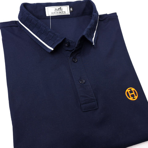 BIG- HMS designer polo shirt | Navy Blue