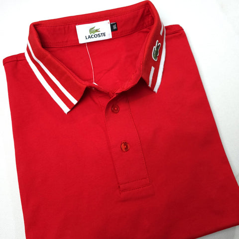 BIG-LST designer polo shirt | Red