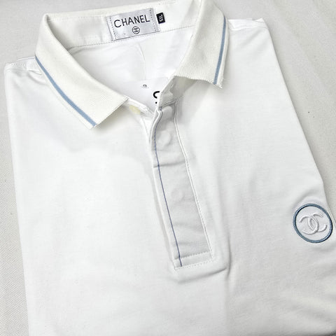 BIG- CC designer polo shirt | White