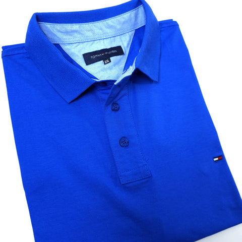 THF designer plain polo shirt | Royal Blue