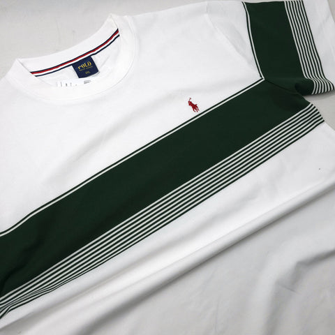 PRL striped T-shirt for men | Green