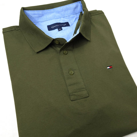 THF designer plain polo shirt | Green