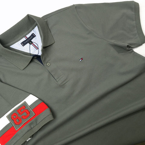 THF 85' crested polo shirt | Green