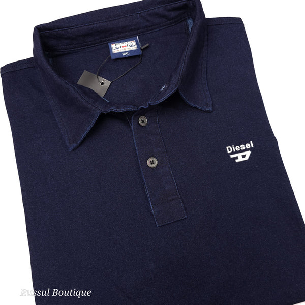 DS grain designer polo shirt | Blue