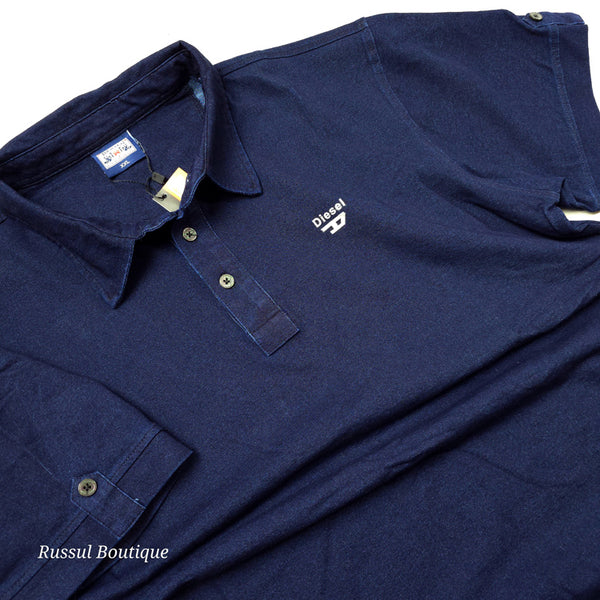 DS grain designer polo shirt | Blue