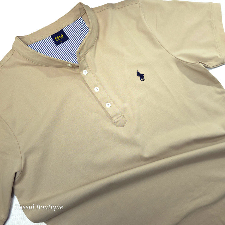 PRL half button Tee-shirt | Beige