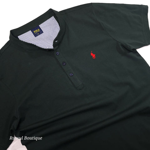 PRL half button Tee-shirt | Green