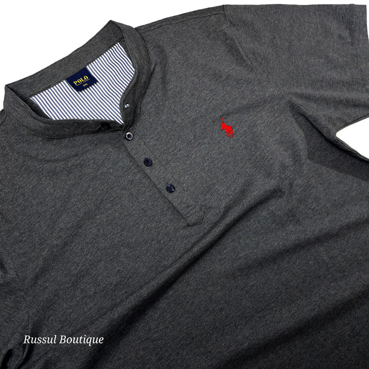 PRL half button Tee-shirt | Grey