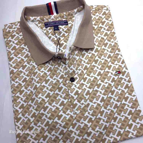THF Brics designer polo shirt | Beige