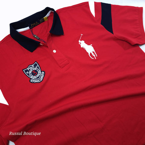 PRL Team crested polo shirt |Red