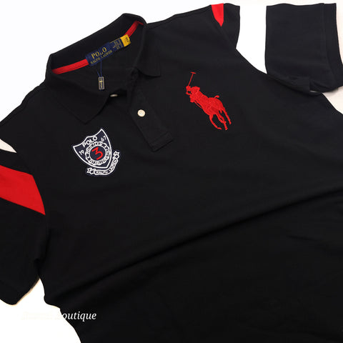 PRL Team crested polo shirt | Black