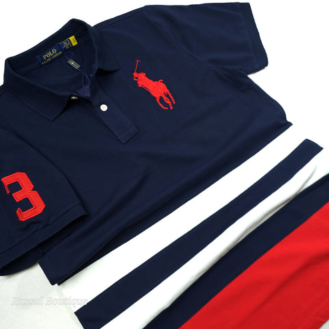 PRL 3rd crested polo shirt | Navy blue