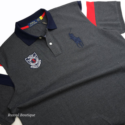 PRL Team crested polo shirt | Grey
