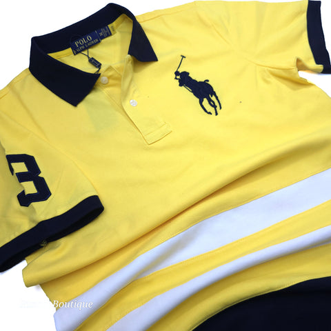 PRL 3rd crested polo shirt | Yellow