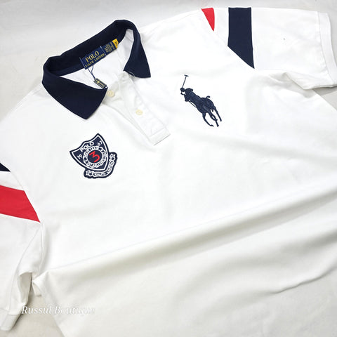 PRL Team crested polo shirt | White